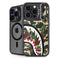 Shark Teeth Street Camo iPhone 14 Pro Kickstand Case